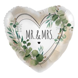 Folieballong Mr. & Mrs