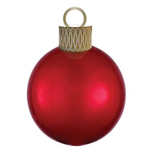Folieballong Orbz XL Röd Julgranskula