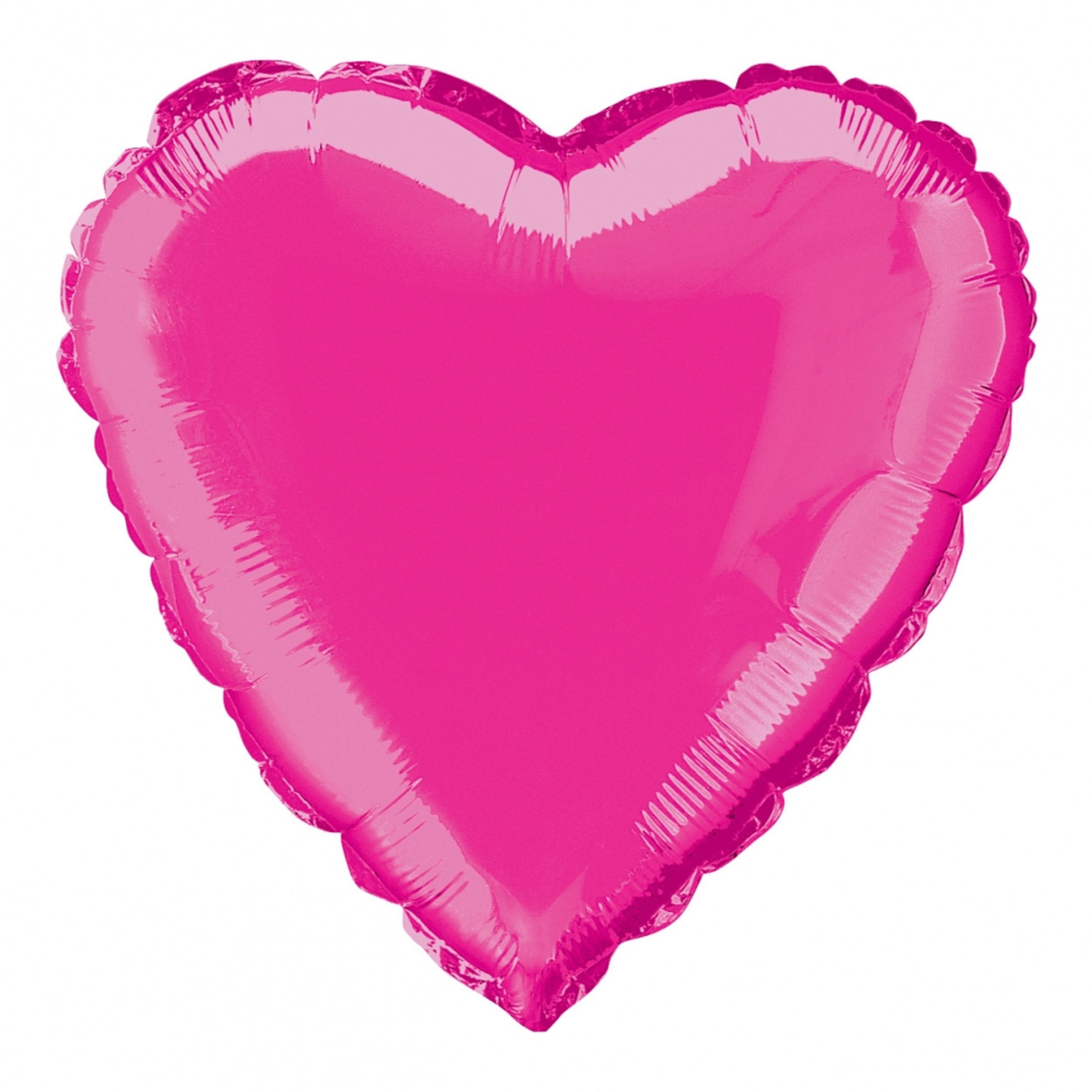 Folieballong Rosa Hjärta