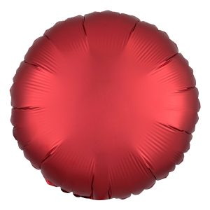 Folieballong Rund Silke Mörkröd