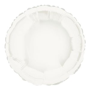 Folieballong Rund Vit