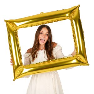 Folieballong Selfieram Guld