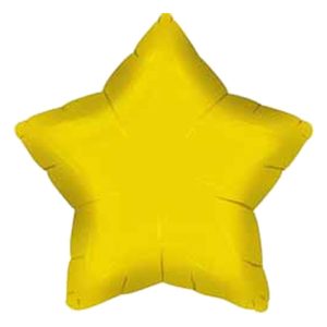 Folieballong Stjärna Guld