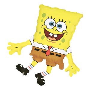Folieballong Mini SvampBob Fyrkant