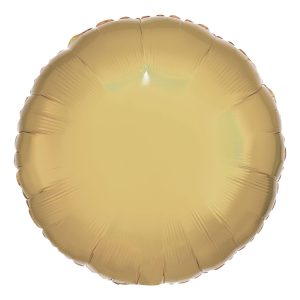 Folieballong Vitguld Metallic