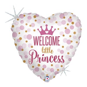 Folieballong Welcome Little Princess