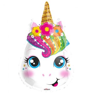 Förtrollande Enhörning Folieballong