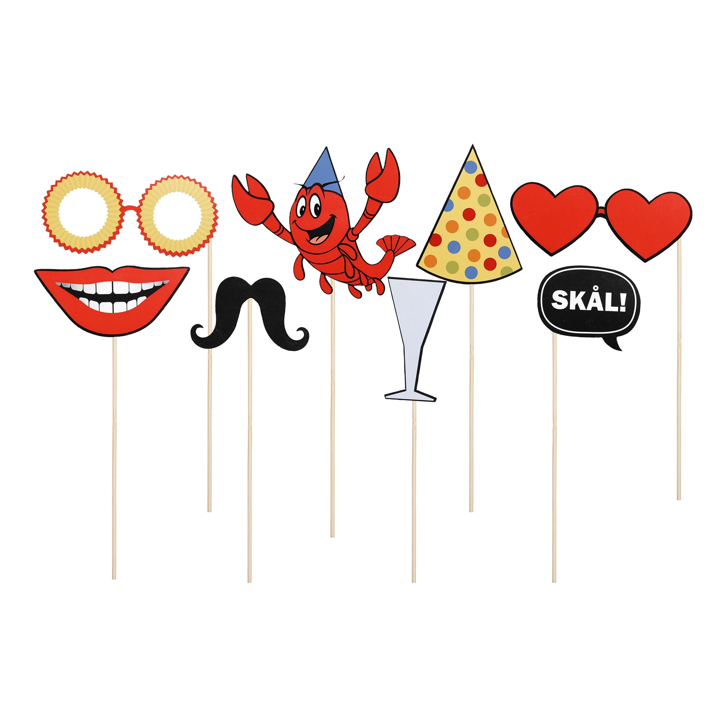 Foto Props Kräftfest - 8-pack