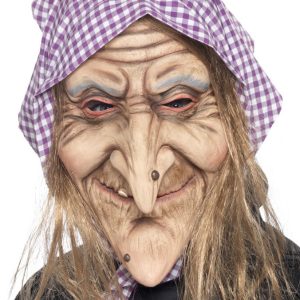 Gammal Häxmask med Scarf