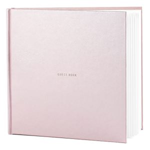 Gästbok Puderrosa