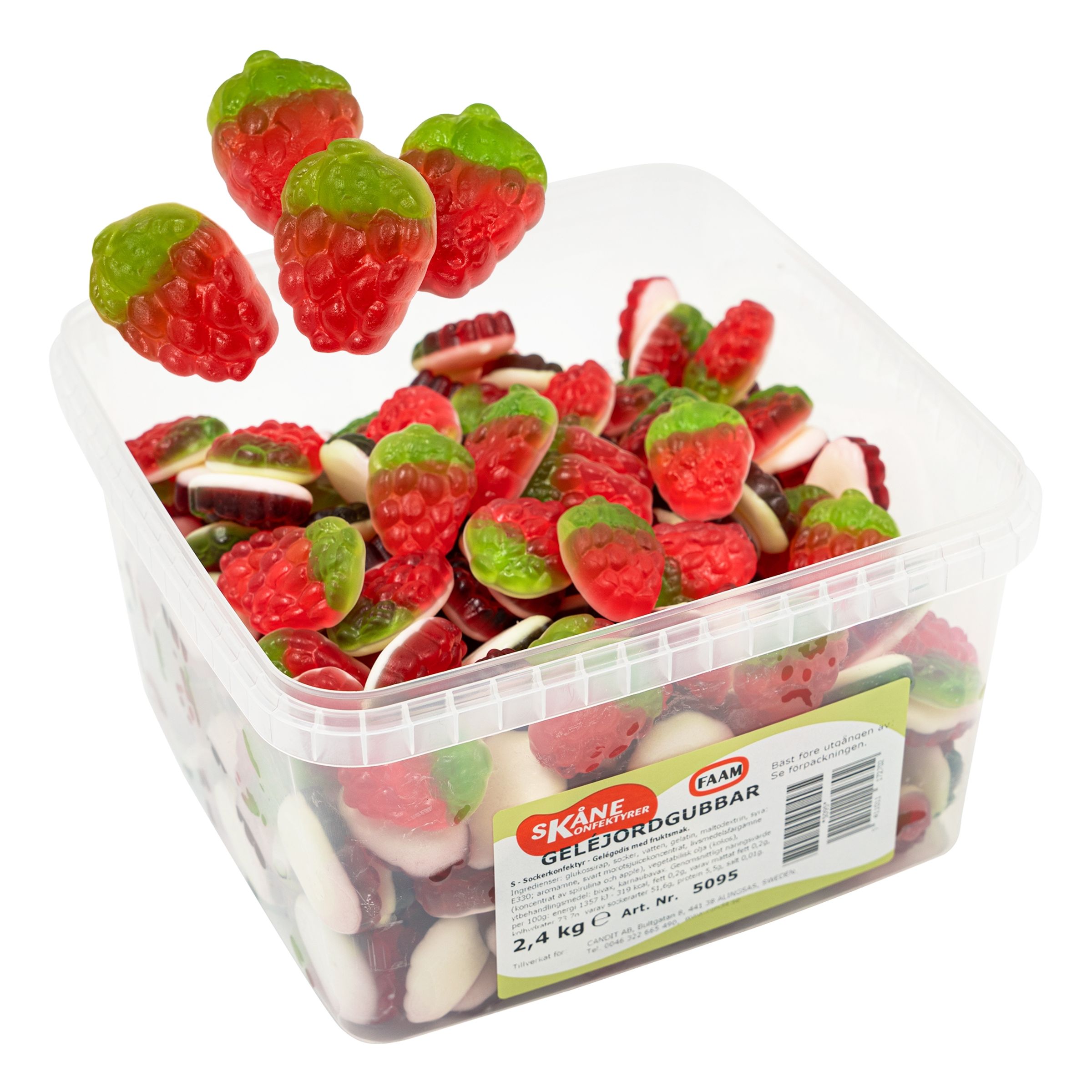 Geléjordgubbar Storpack - 2