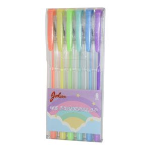 Gelpennor Pastell - 6-pack