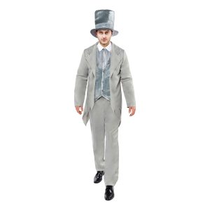 Ghost Groom Kostym Maskeraddräkt - X-Large