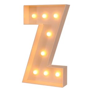 Gigantiska Bokstäver med LED-Lampor - Bokstav Z