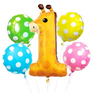 Giraff Ballongbukett 1 år