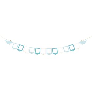 Girlang Fotoramar Baby Blå