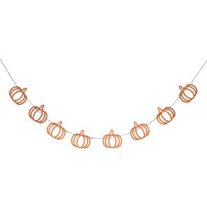 Girlang i Trä Halloweenpumpor