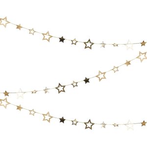 Girlang med Stjärnor Guld