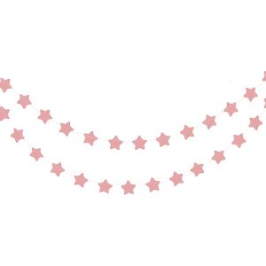 Girlang Stjärnor Rosa