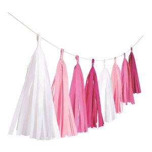Girlang Tassel Rosa DIY