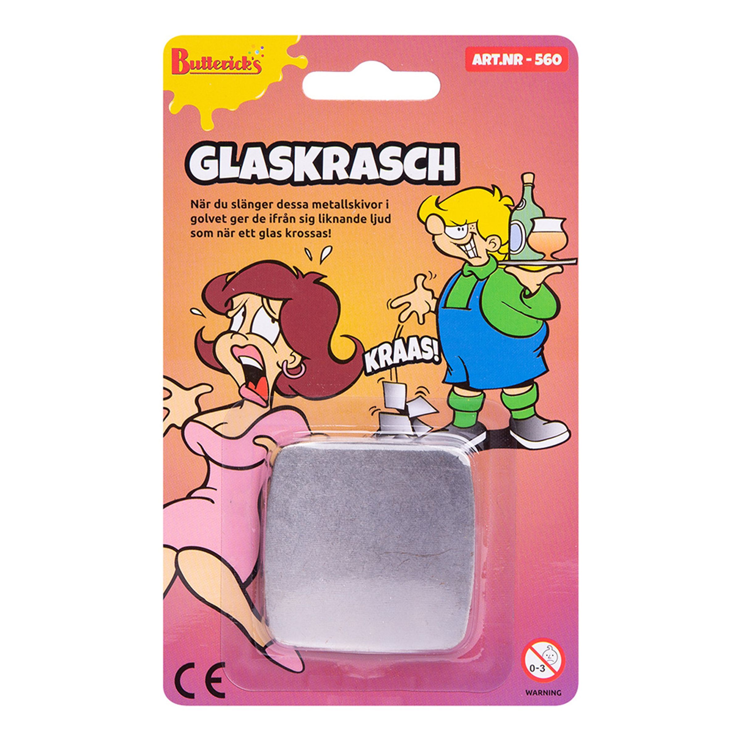 Glaskrasch Skämtartikel