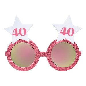 Glasögon Rosa med Stjärnor 40