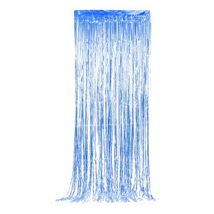 Glitterdraperi - Blå