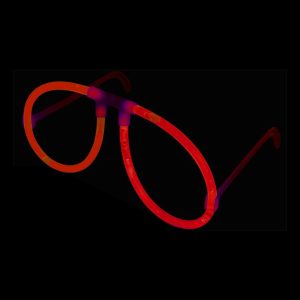 Självlysande Glasögon - Röda