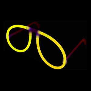 Självlysande Glasögon - Gul