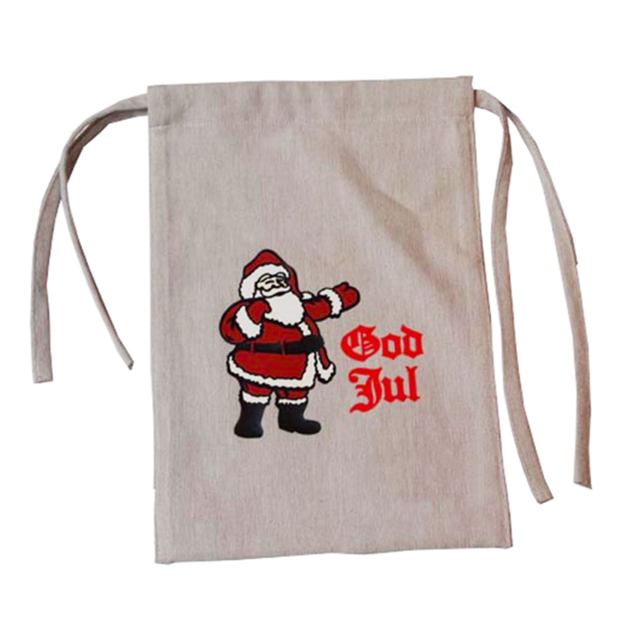 Godissäck i Jute God Jul - Mellan