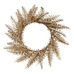 Guldig Julkrans Bordsunderlägg - 4-pack