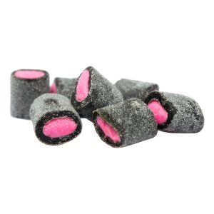 Hallonfylld Salmiaklakrits Storpack - 2 kg