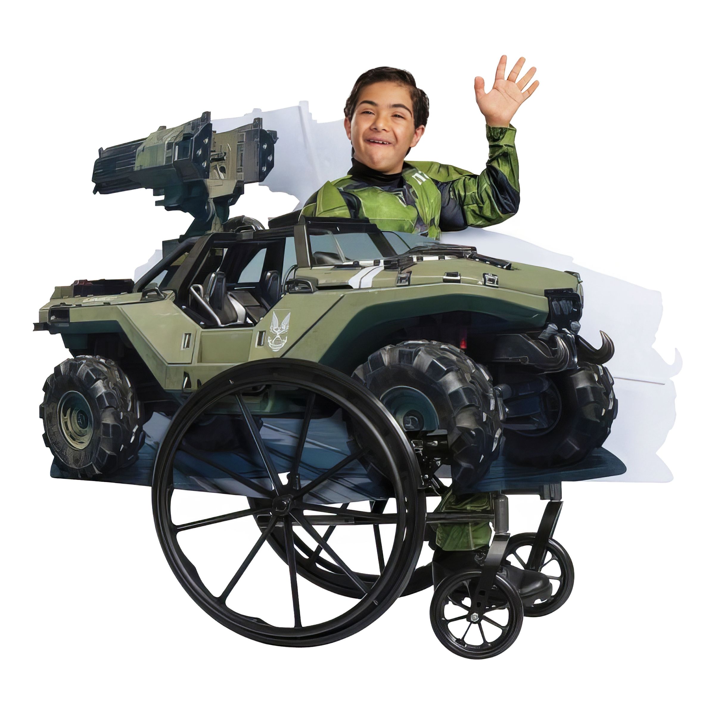 Halo Infinite Warthog Rullstolsdräkt - One size