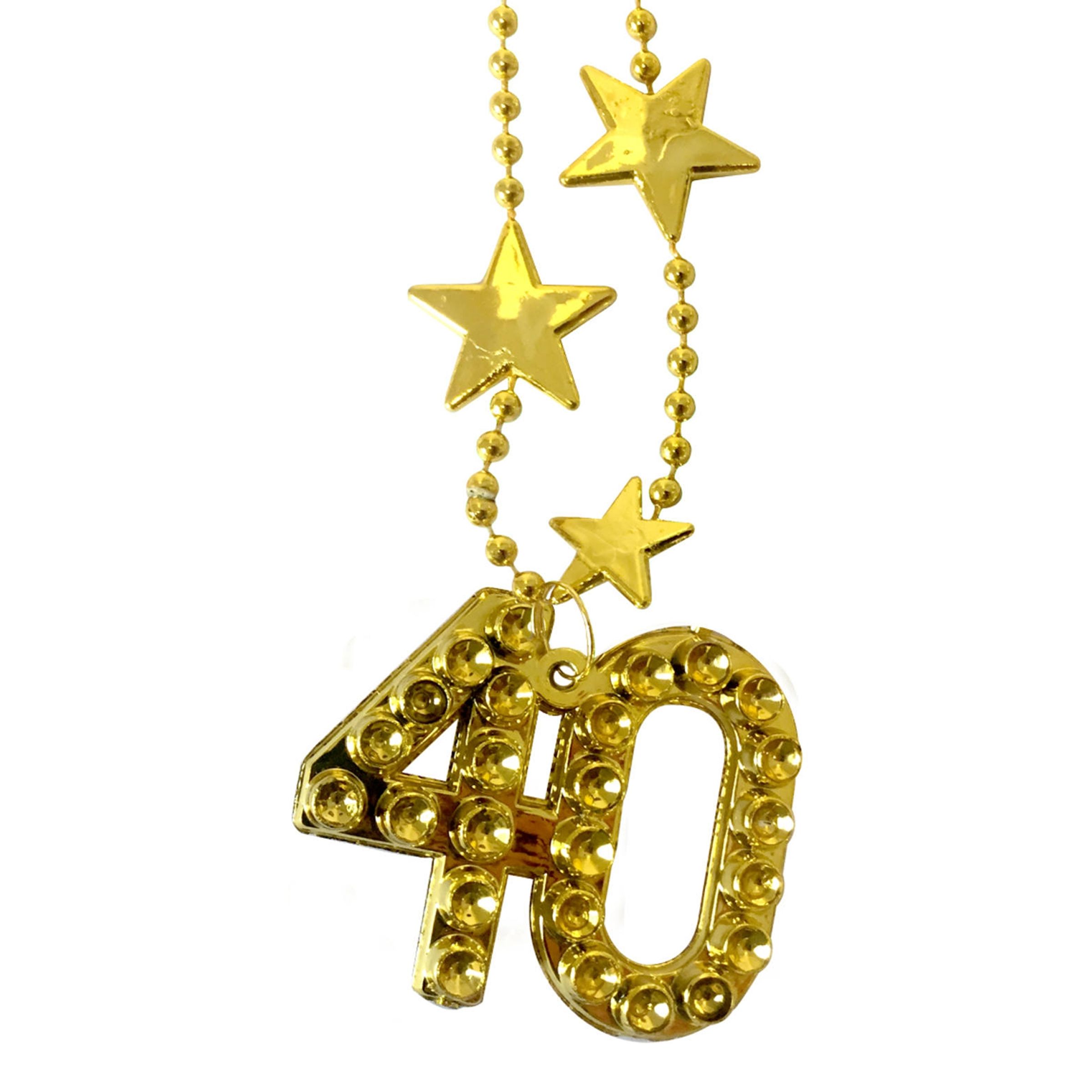 Halsband Guld Siffra 40