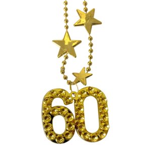 Halsband Guld Siffra 60