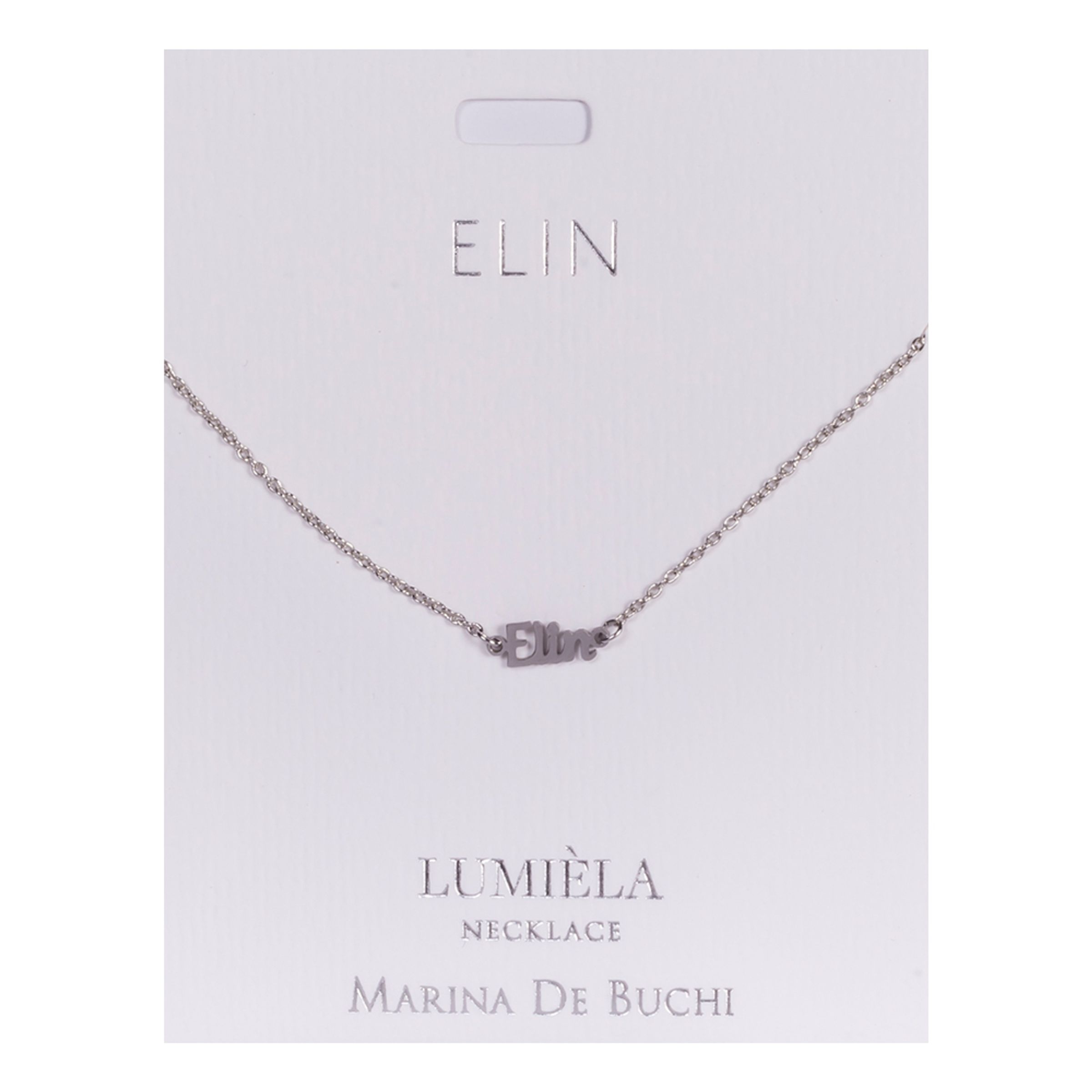 Namnhalsband Silver - Elin