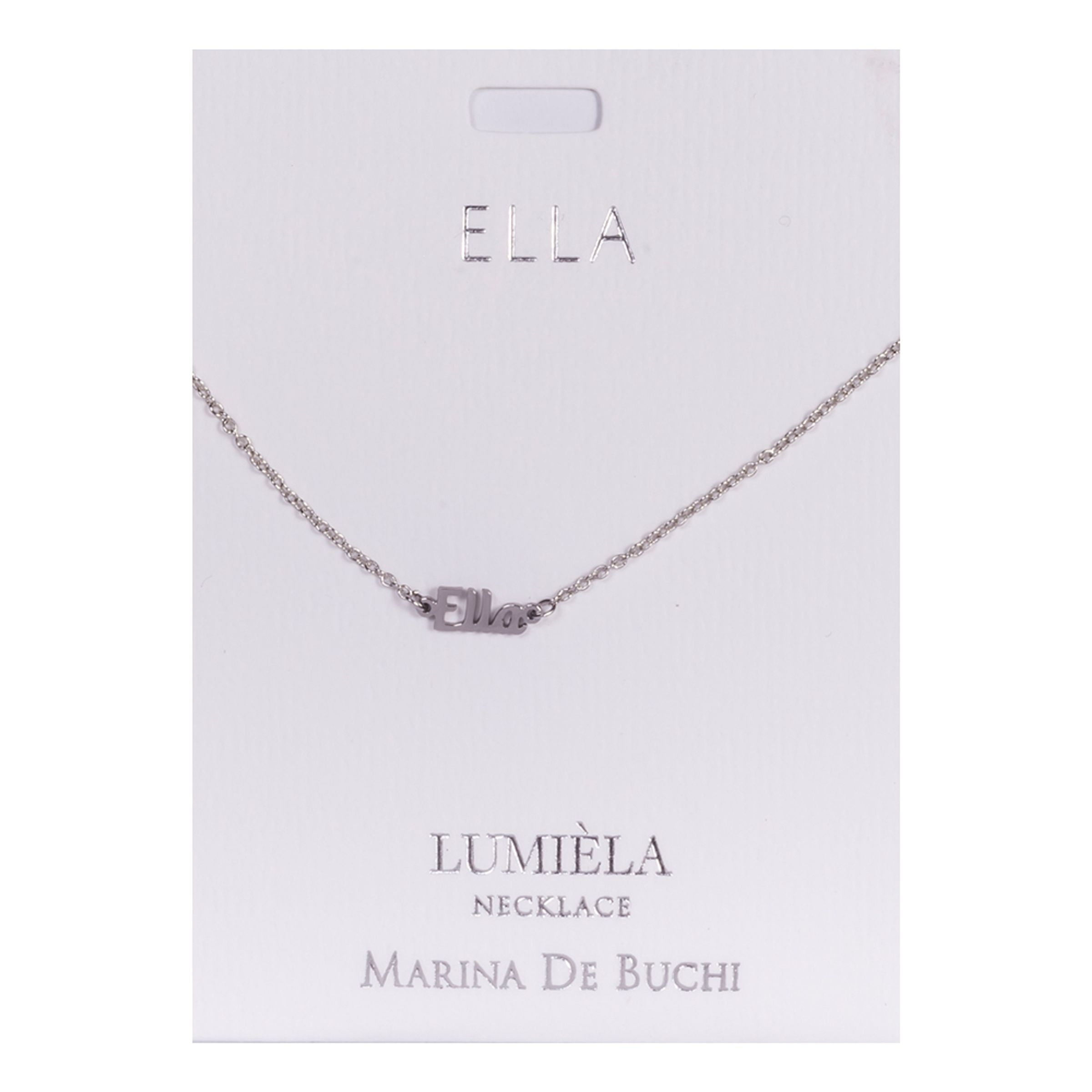 Namnhalsband Silver - Ella