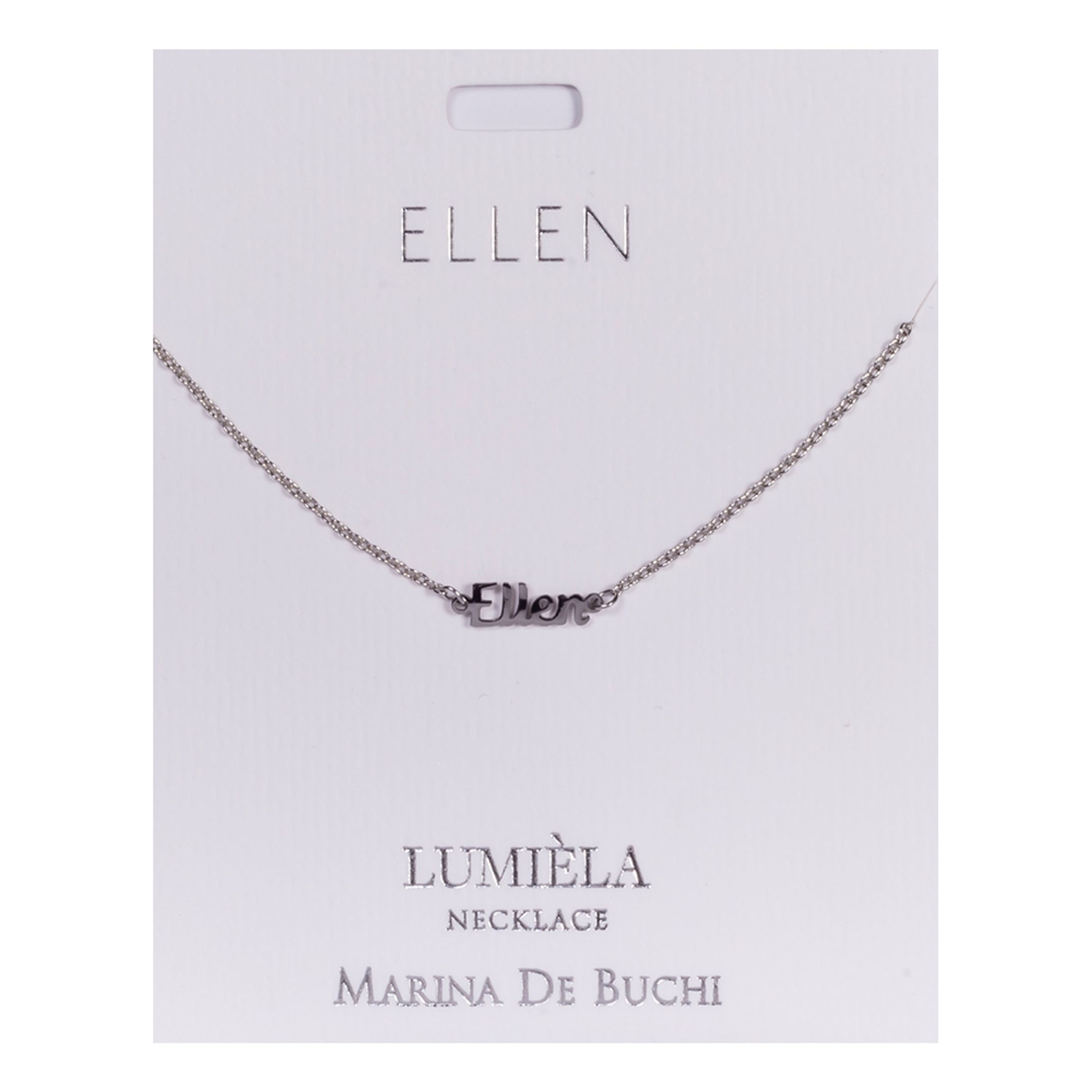 Namnhalsband Silver - Ellen