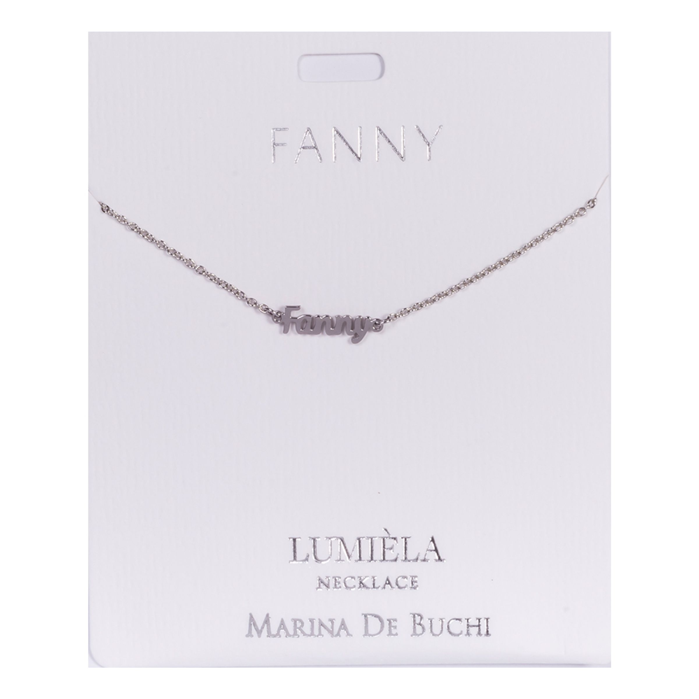 Namnhalsband Silver - Filippa