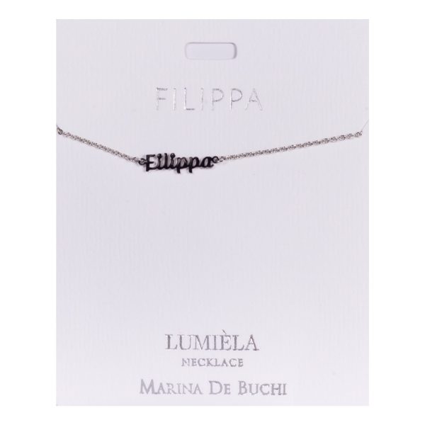 Namnhalsband Silver - Felicia