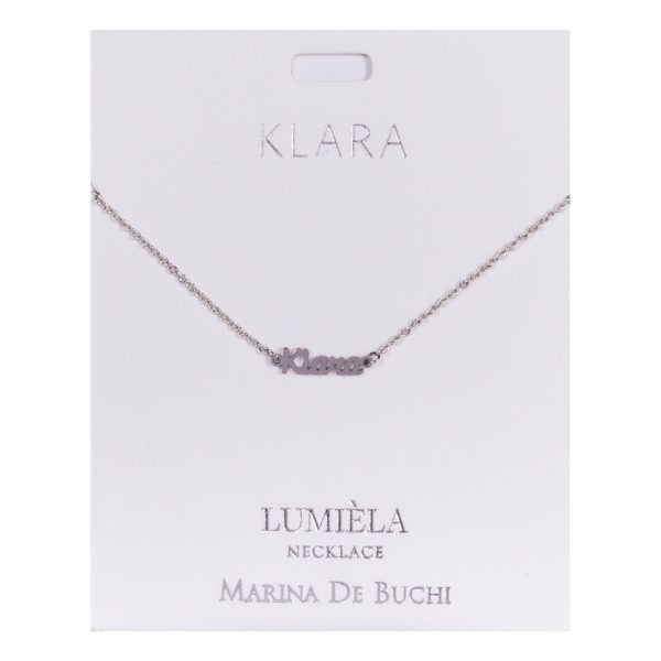 Namnhalsband Silver - Klara