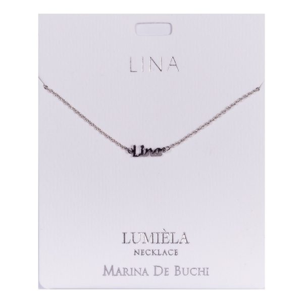 Namnhalsband Silver - Lina