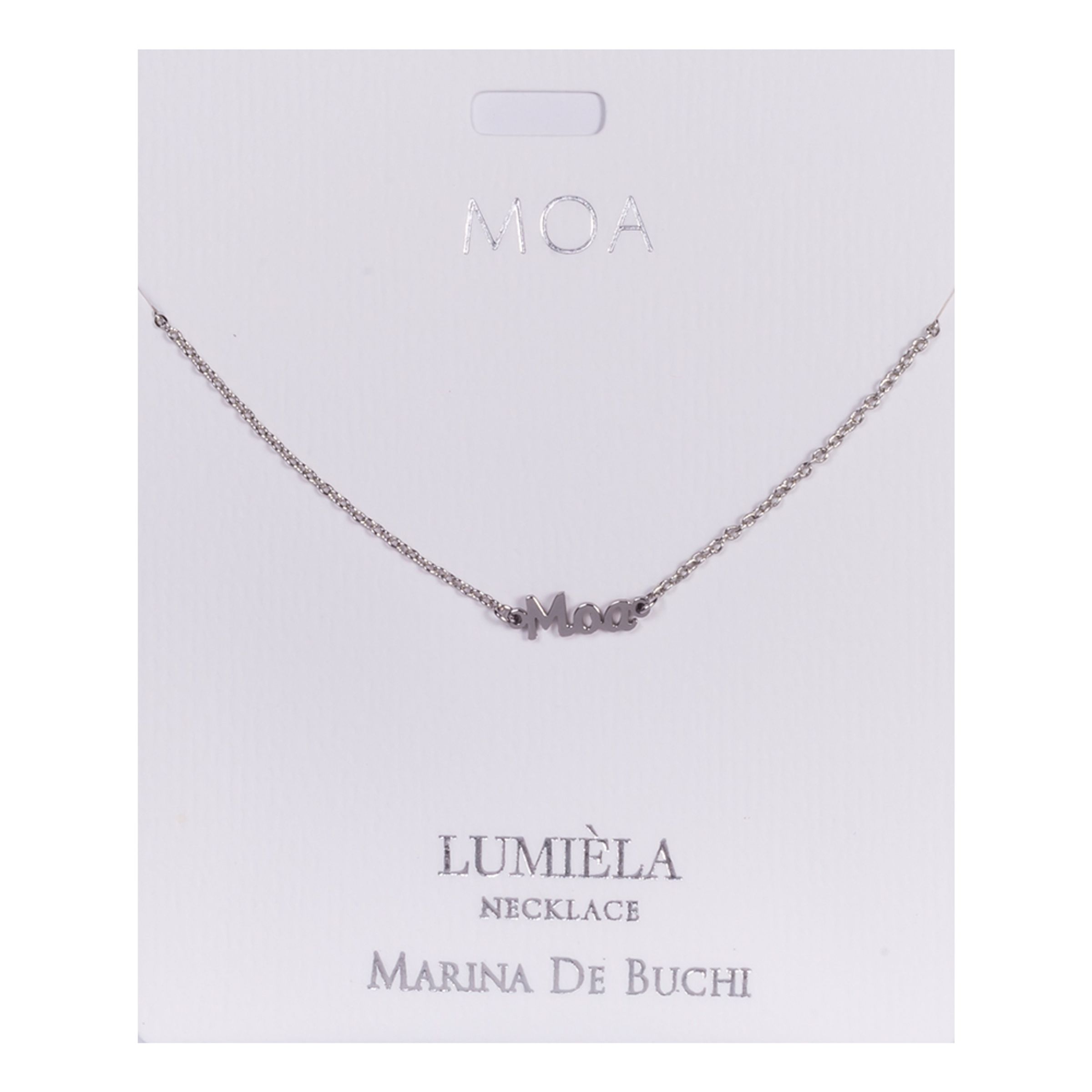 Namnhalsband Silver - Moa