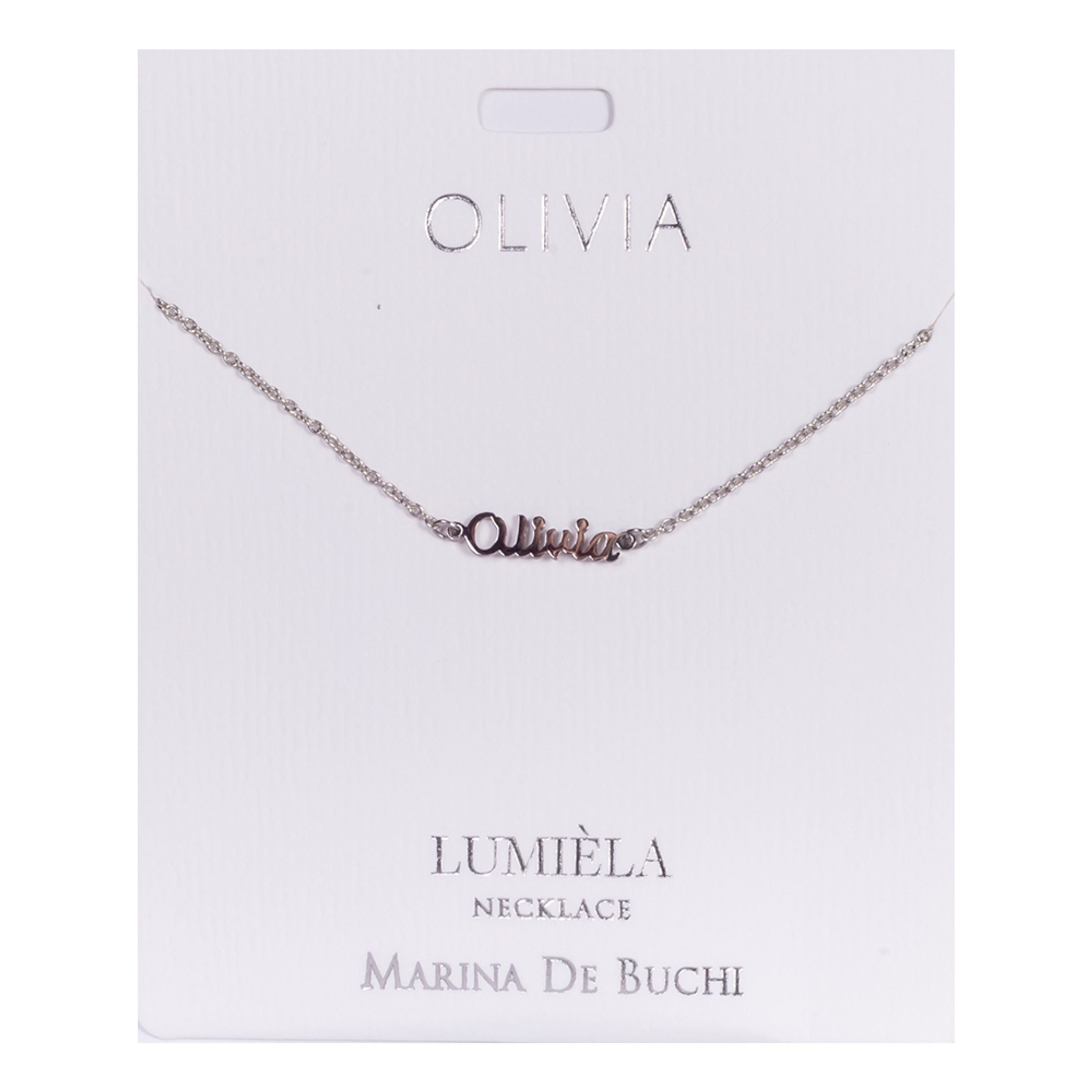 Namnhalsband Silver - Olivia