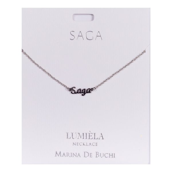 Namnhalsband Silver - Saga