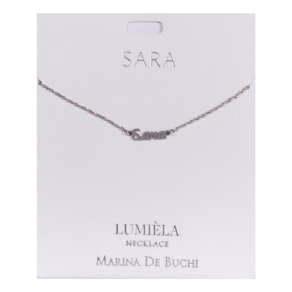 Namnhalsband Silver - Sara