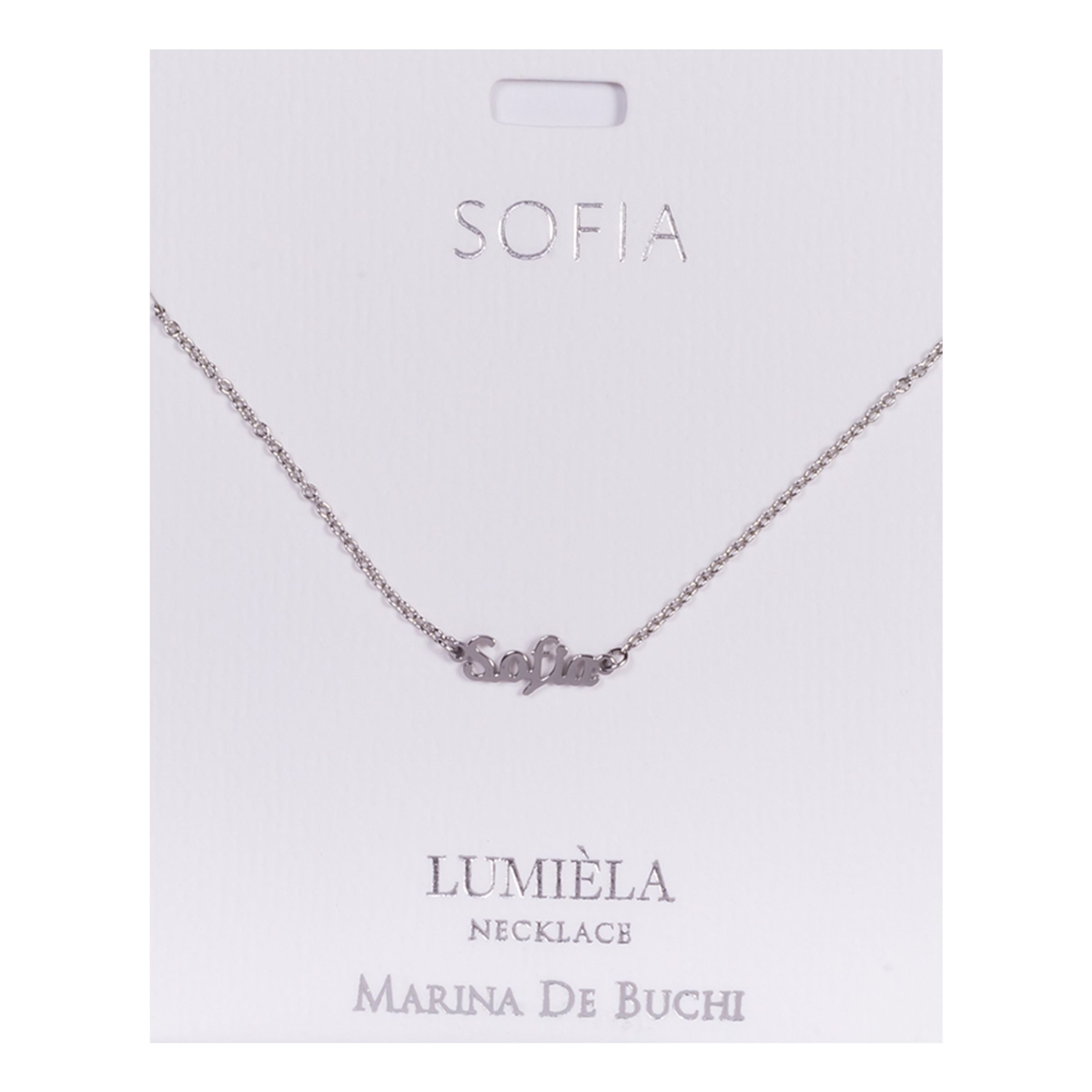 Namnhalsband Silver - Sofia