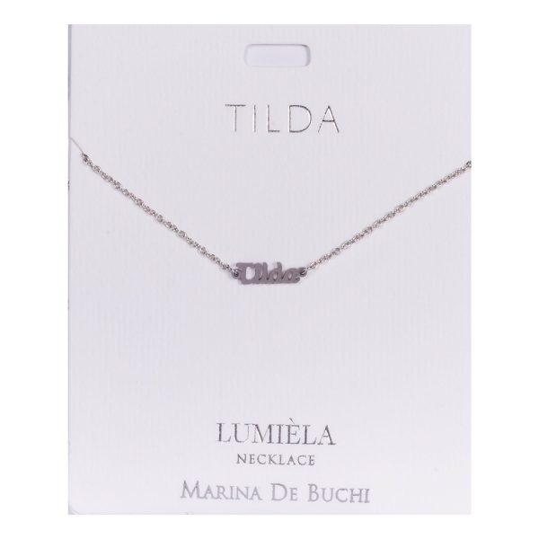 Namnhalsband Silver - Tilda