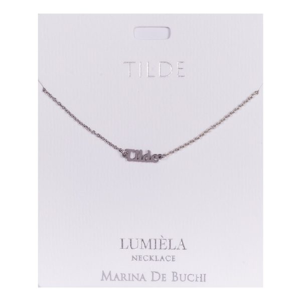 Namnhalsband Silver - Tilde