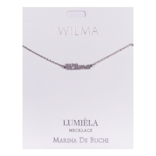 Namnhalsband Silver - Wilma